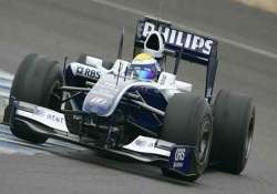 indian grand prix williams fined 60 000 euros