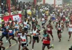 kipyego wude win delhi half marathon