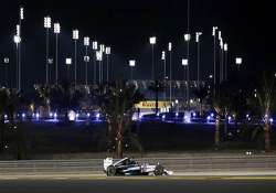 lewis hamilton of mercedes fastest in bahrain gp practice