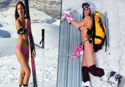 olympic skier jackie chamoun does nude photo shoot