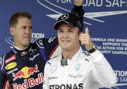 rosberg pole hamilton at the back for hungary gp