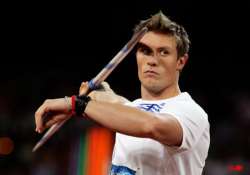 thorkildsen slowed by injury ahead of olympics