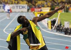 usain bolt wins 200 at the world championships