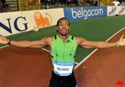 yohan blake and usain bolt star in diamond league