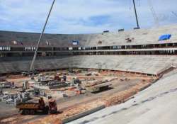 brazil world cup stadium 90 percent complete