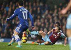 chelsea held to 0 0 draw by west ham