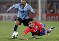 chile draws 1 1 with uruguay