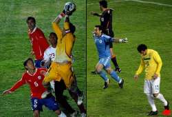 copa america brazil chile fall to shock defeats