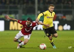 dortmund routs hannover 5 1 bayern up next