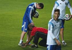 fifa world cup fans invade pitch at argentina training