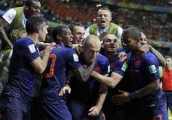 fifa world cup rampant netherlands outclass reigning champs spain 5 1