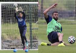 fifa world cup italy s buffon and barzagli still in doubt