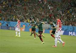 fifa world cup mexico beats croatia 3 1 advances next round in world cup