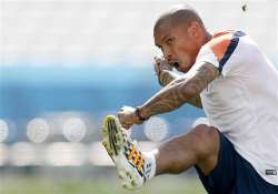 fifa world cup groin tear likely ends nigel de jong s world cup