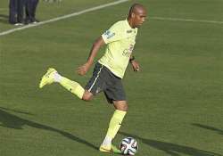 fifa world cup maicon to start for brazil against colombia