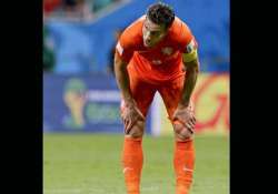 fifa world cup van persie has stomach complaint ahead of semi final clash against argentina