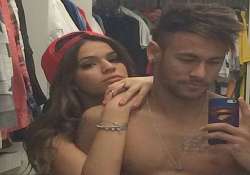 how neymar celebrated brazil s victory with gabriella lenzi