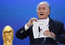 blatter insists 2022 world cup will be staged in qatar