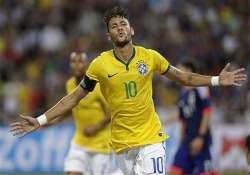 neymar scores all 4 as brazil beats japan 4 0