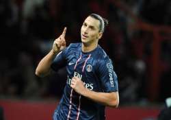 ibrahimovic scores 3 as psg beats saint etienne 4 1