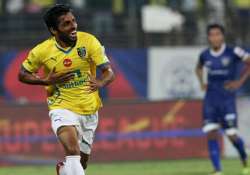 isl kerala shock chennai 3 0 in semifinals first leg