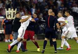 uefa to investigate serbia albania violence