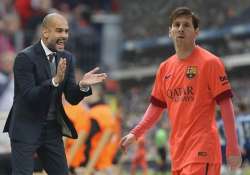 guardiola to face messi and barcelona in champions league semis