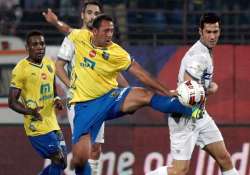 isl atletico de kolkata denied a point as blasters win 2 1