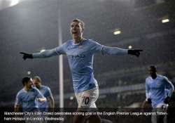 man city crushes tottenham 5 1 to go top of epl