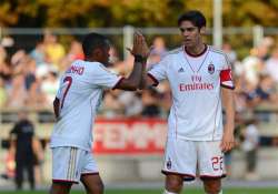 milan coach says kaka will likely start in return