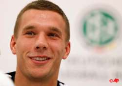 podolski to celebrate 100th cap against denmark