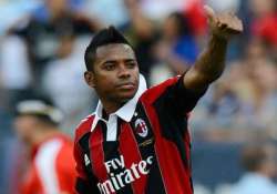 robinho wants santos return says ac milan