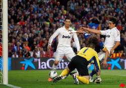 ronaldo strike helps real madrid stun barcelona