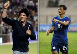 srk in football to be big gamechanger says bhutia