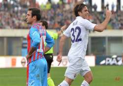 serie a matri scores twice as fiorentina beats catania 3 0