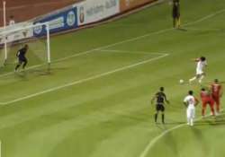 uae player in trouble for backheeled penalty