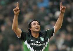 werder bremen s pizarro our for 4 weeks