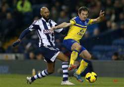 west brom draws 1 1 with everton in premier league