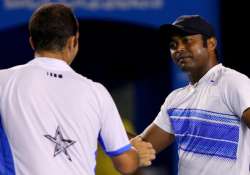 australian open 2014 leander paes ends bhambri s run in men s doubles