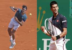 djokovic to vie with federer for spot in monte carlo final