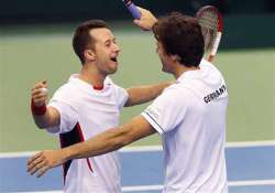 germany france swiss advance in davis cup