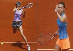 sharapova halep reach madrid open final