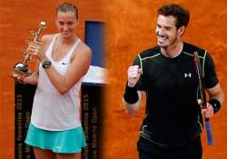 kvitova wins madrid final nadal v murray in men s finale