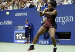 us open 2015 serena williams slam bid delayed semi final postponed