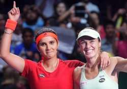 sania mirza martina hingis claim 29th straight win in sydney final