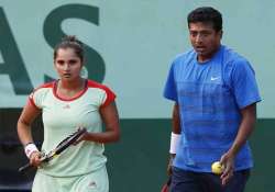 sania mirza enters madrid quarters mahesh bhupathi ousted