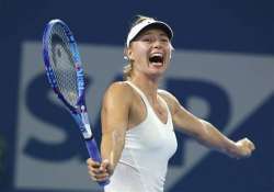 sharapova wins brisbane title federer set for a milestone