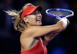 maria sharapova wins 1st round match at australian open