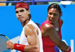 madrid open nadal rallies past ferrer serena wins