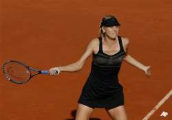 maria sharapova makes french open final